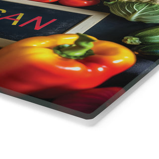 Vegan Tempered Glass Cutting Board Printify