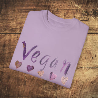 Vegan Hearts T-shirt Printify