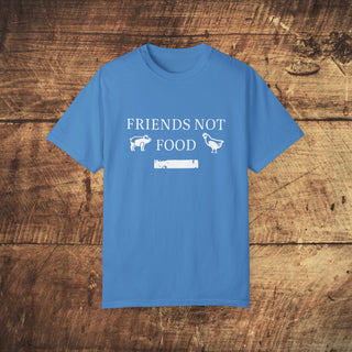 Friends Not Food Garment-Dyed T-shirt Printify