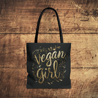 Vegan Girl Tote Bag Printify