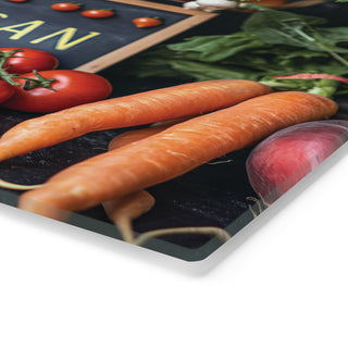 Vegan Tempered Glass Cutting Board Printify