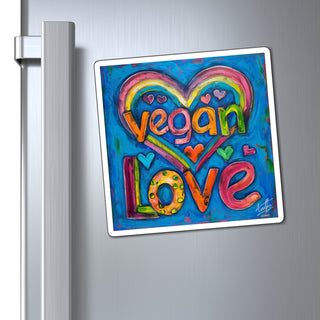 Vegan Love Magnet Printify