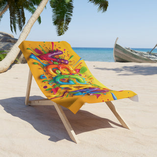 Vegan Beach Towel Printify