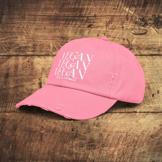 Vegan Unisex Distressed Cap Printify