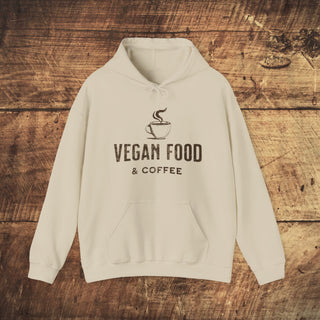 Vegan Food & Coffee Heavy Blend™ Hooded Sweatshirt Printify