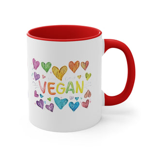 Vegan Accent Coffee Mug, 11oz Printify