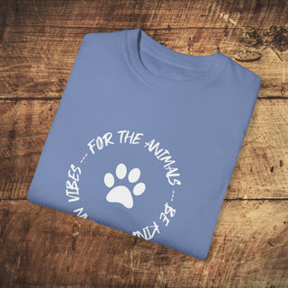 For The Animals Garment-Dyed T-shirt Printify