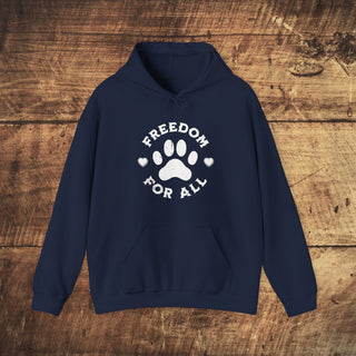 Freedom For All Heavy Blend™ Hooded Sweatshirt Printify