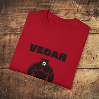 Vegan Gains Garment-Dyed T-shirt Printify