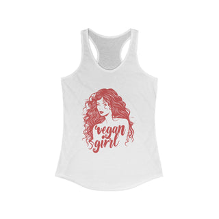 Vegan Girl Women's Ideal Racerback Tank Printify