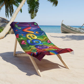 Vegan Beach Towel Printify