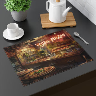 Vegan Pizza Placemat, 1pc Printify