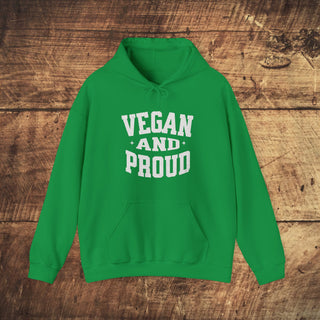 Vegan and Proud Heavy Blend™ Hooded Sweatshirt Printify