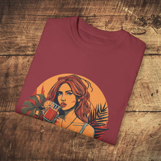 Vegan Girl Garment-Dyed T-shirt Printify