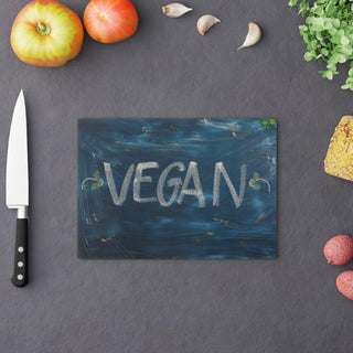 Vegan Tempered Glass Cutting Board Printify