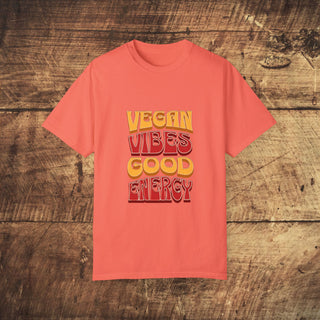 Vegan Vibes Garment-Dyed T-shirt Printify