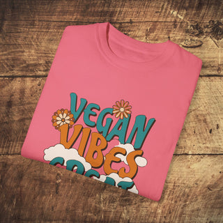 Vegan Vibes Garment-Dyed T-shirt Printify