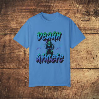 Vegan Athlete Garment-Dyed T-shirt Printify