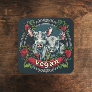 Vegan Cork Back Coaster Printify