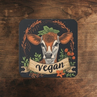 Vegan Cork Back Coaster Printify