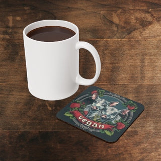 Vegan Cork Back Coaster Printify