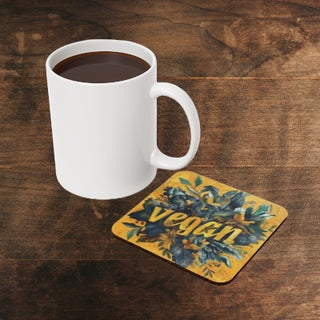 Vegan Cork Back Coaster Printify