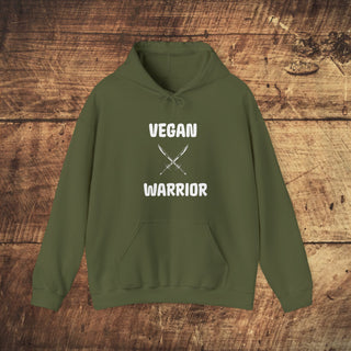 Vegan Warrior Heavy Blend™ Hooded Sweatshirt Printify