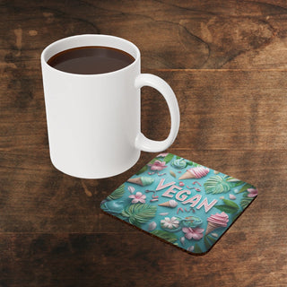 Vegan Cork Back Coaster Printify