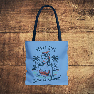 Vegan Girl Tote Bag Printify