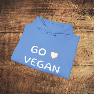 Go Vegan Heavy Blend™ Hooded Sweatshirt Printify