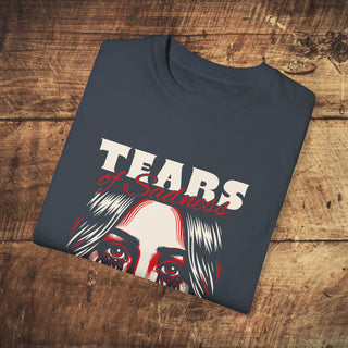 Tears of Sadness Garment-Dyed T-shirt Printify