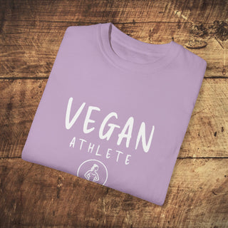 Vegan Athlete Garment-Dyed T-shirt Printify