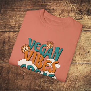 Vegan Vibes Garment-Dyed T-shirt Printify