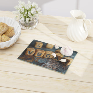 Vegan Tempered Glass Cutting Board Printify