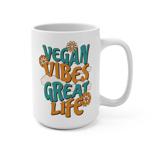 Vegan Vibes Coffee Mug 15oz Printify