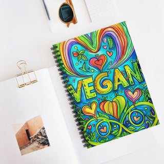 Vegan Spiral Notebook - Ruled Line Printify