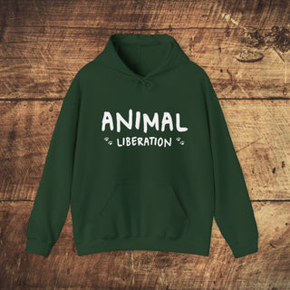 Animal Liberation Heavy Blend™ Hooded Sweatshirt Printify