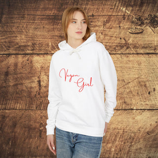 Vegan Girl Unisex Lightweight Hooded Sweatshirt