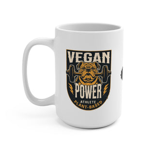 Vegan Power Coffee Mug 15oz Printify