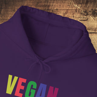 Vegan Love Heavy Blend™ Hooded Sweatshirt Printify