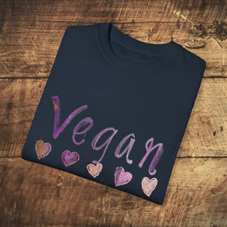 Vegan Hearts T-shirt Printify