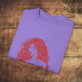 Vegan Girl Garment-Dyed T-shirt Printify