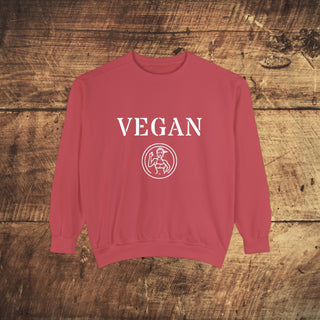 Vegan Garment-Dyed Sweatshirt Printify