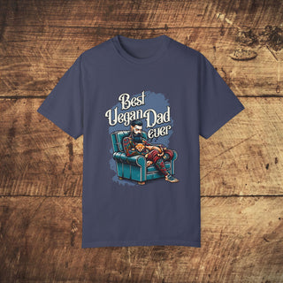 Best Vegan Dad Ever Unisex Garment-Dyed T-shirt