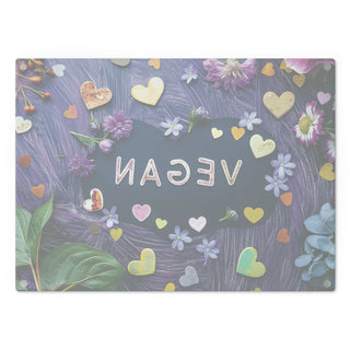 Vegan Tempered Glass Cutting Board Printify