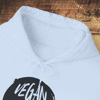 Vegan For Life Heavy Blend™ Hooded Sweatshirt Printify