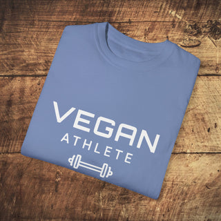 Vegan Athlete Garment-Dyed T-shirt Printify