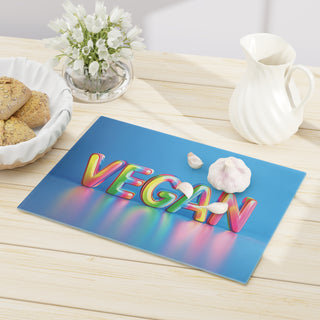 Vegan Tempered Glass Cutting Board Printify