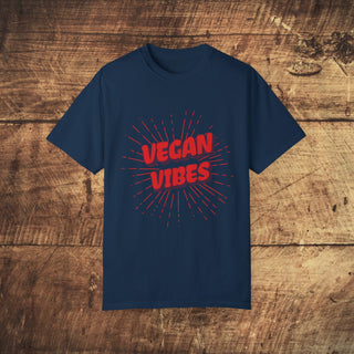 Vegan Vibes Garment-Dyed T-shirt Printify