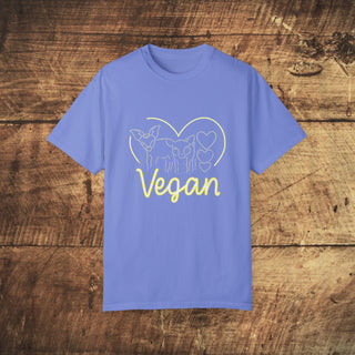 Vegan Garment-Dyed T-shirt Printify